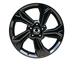 Jante aliaj 18" Diamond Cutting, negre, cu pneuri 215/50 R18